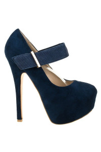 Pantofi cu platforma Gilda blu