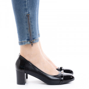 Pantofi dama office cu toc mic Daria