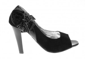 Pantofi de dama black suede Sweet