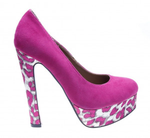 Pantofi de dama magenta In the Jungle