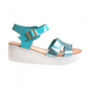 Sandale cu platforma Laila blu