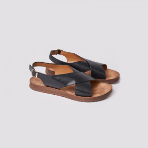 Sandale dama, casual, Negru
