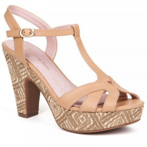 Sandale dama, CLARA, Beige