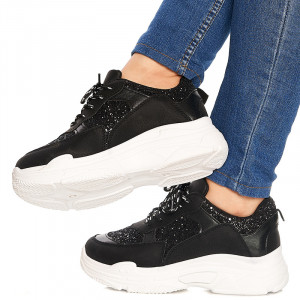 Sneakers dama Alison negru