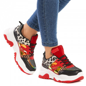 Sneakers dama Sabrina rosu