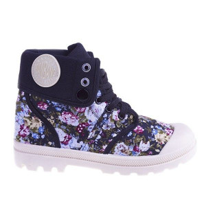 Sneakers Flower Power black