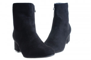 Botine cu toc office Amalia blk