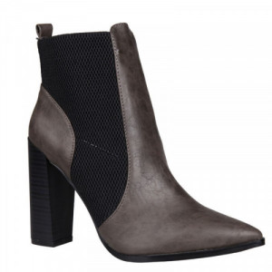 Botine damă casual, Gri