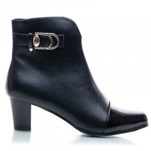 Botine dama cu toc mic Madalena negru