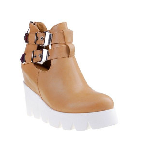 Botine de vara salma camel