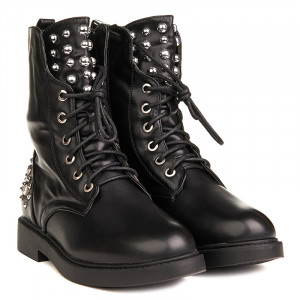 Ghete casual cu siret Paris negru