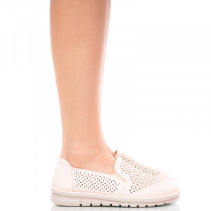 Pantofi casual cu talpa usoara Ania bej