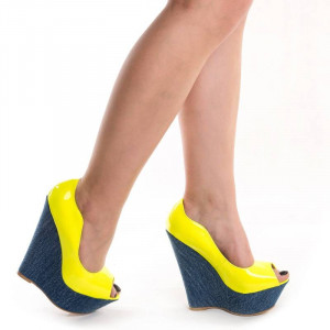 Pantofi cu platforma chic Adona