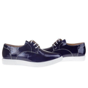 Pantofi din piele naturala Hannah matar