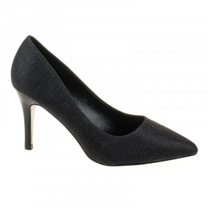Pantofi stiletto eleganti cu toc mediu Marta blk