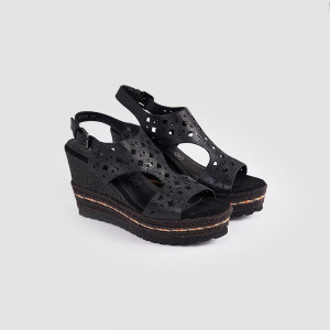 Sandale dama, EVITA, Negru