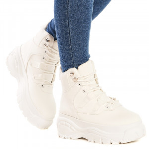 Sneakers dama Salma alb