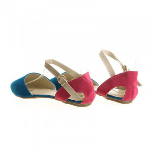 Balerini Piele Albastri Trendy Giulia