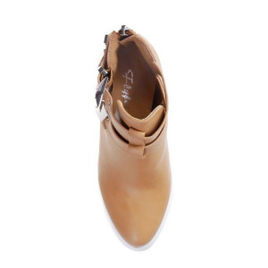 Botine de vara salma camel