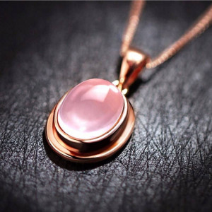 Colier cu pandativ bijuterie eleganta Reina Micaela in set de colier si cercei