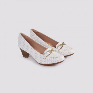 Pantofi dama, ARIEL, ALB