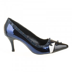 Pantofi stiletto Amira albastru
