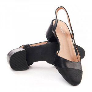 Sandale cu toc mic elegante Martina negru