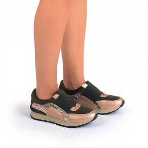 Sneakers bronze Bianca