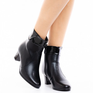 Botine dama cu toc mediu Leticia