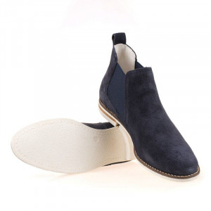 Botine din piele naturala Bianca