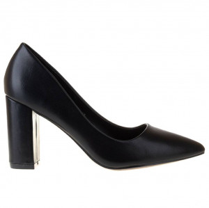 Pantofi office stiletto cu toc gros Ambrosia
