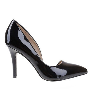 Pantofi stiletto negru Idola