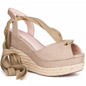 Sandale dama, COCO, Beige