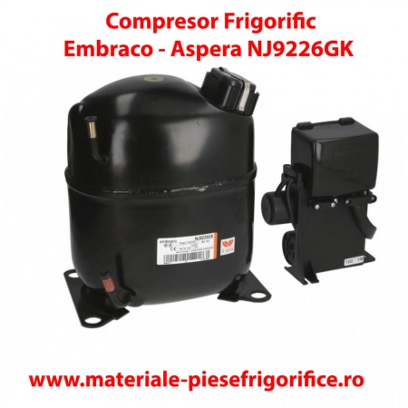 Compresor frigorific Embraco Aspera NJ9226GK | R404A, R452A, R507A | 220/240V 50Hz