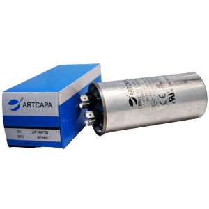 Condensator Pornire Motor, CBB65, 50uF(MFD) - 370 VAC
