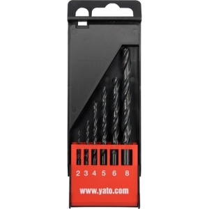 YT-4460 SET BURGHIE METAL HSS 6 BUC 2-8MM