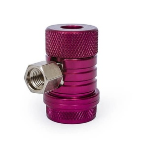 Cupla auto QC-R1234YF-H pentru presiune inalta compatibila cu noul tip de freon R1234yf 