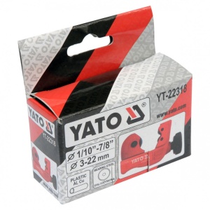 Dispozitiv de taiat tevi de cupru si aluminiu, 3-22mm, Yato YT-22318