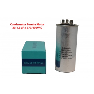 Condensator Pornire Motor, CBB65, 30+1.5uF(MFD), 370/400 VAC