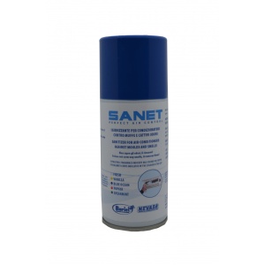 Spray dezinfectant si curatare aparate aer conditionat Sanet 150 ml cu aroma de Blue Ocean