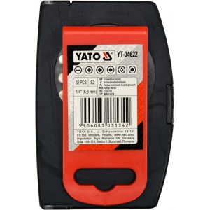 Trusa 32 piese, Biti si Adaptor Yato YT-04622