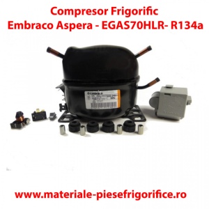 Compresor frigorific Embraco Aspera EGAS70HLR | EG AS70HLR | R134A | 220-240V/50-60Hz