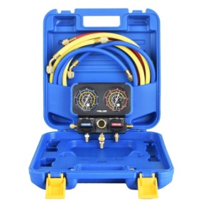 Trusa Manometre VRM2-B-0401 Value pentru Freon R 22 | R134a | R410A | R407C