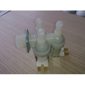 Electrovalva universala tripla cu 3 cai 90 grade