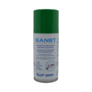 Spray dezinfectant si curatare aparate aer conditionat Sanet 150 ml cu aroma de Menta
