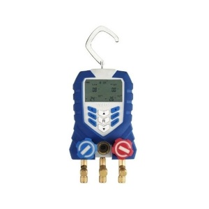 Bateria Electronica VDG-1 cu Manometre R32, R410A, R22, R1234YF, R134A | Trusa pentru Instalatii de Aer Conditionat si Frigotehnice