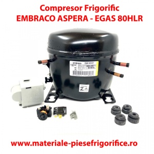Compresor frigorific Embraco Aspera - EGAS 80HLR | EGAS 80 HLR | R134A | 220-240V/50-60Hz