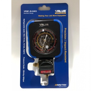 Manometru Freon de inalta presiune | Value VRM1-B-0403 | R22, R134a, R407C, R410A