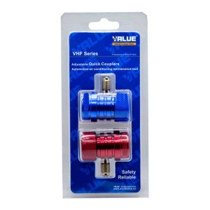 Set Cuple Rapide Auto - R134A | VHF-SA - VALUE - 1/4 | cu robinet