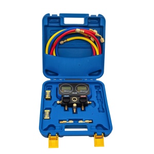 Trusa baterie Manometre Digitale Value VRM2-0101i cu furtune incluse